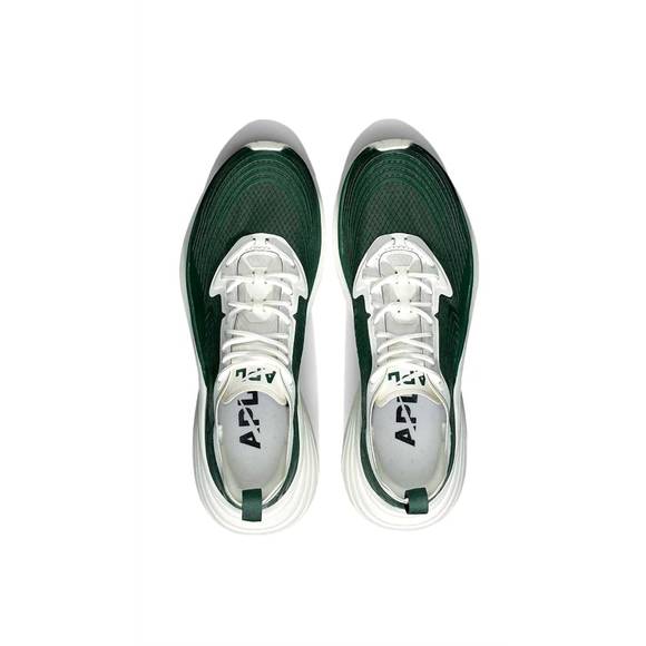 NEW APL men's streamline shoes in dark green/ivory
